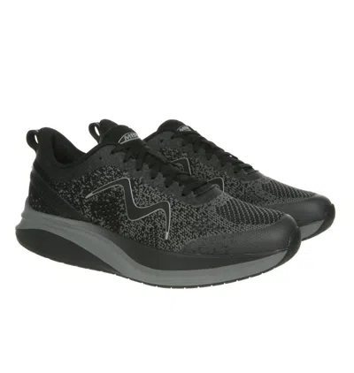 Mbt Men's Huracan-3000 Lace Up Shoes In Black/castlerock In Multi