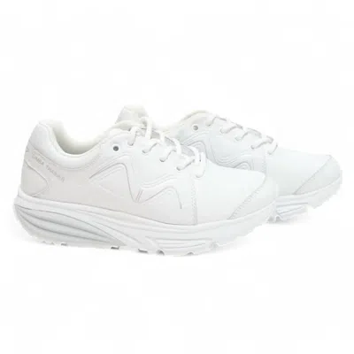 Mbt Women's Simba Trainer Walking Sneakers In White/silver In Multi