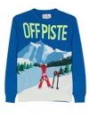 Mc 2 Saint Barth Off Piste Print Sweater In Cielo