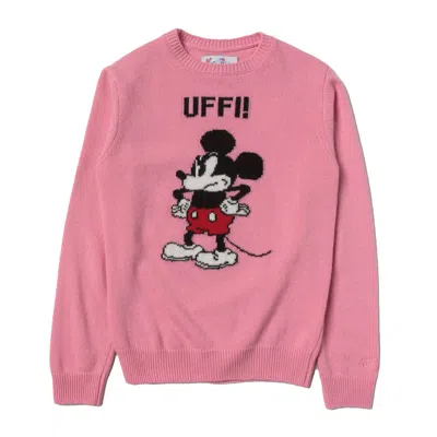 Mc 2 Saint Barth Kids' Princess Mickey Mouse Sweater In Rosa