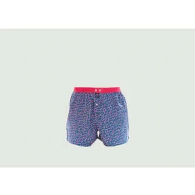 Mc Alson Cherry Boxer Shorts In Blue