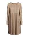 Mc By Monique Collignon Woman Mini Dress Gold Size 2 Polyester, Viscose, Polyamide, Elastane