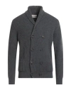Mc George Man Cardigan Grey Size 40 Wool, Cashmere
