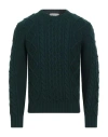 Mc George Man Sweater Dark Green Size 46 Wool, Cashmere In Green