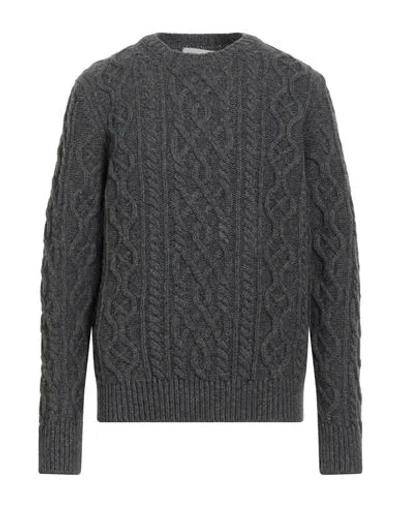 Mc George Man Sweater Grey Size 46 Wool, Cashmere In Gray