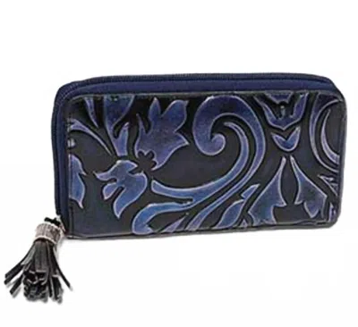 Mc Handbags Women's Odessa Embossed Leather Wallet In Black