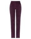 Mc Kenzy Woman Pants Purple Size 10 Cotton, Elastane In Purple