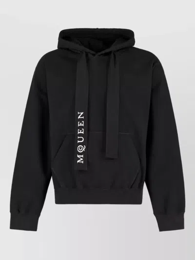 Mc Queen Cotton Hoodie In Animal Print