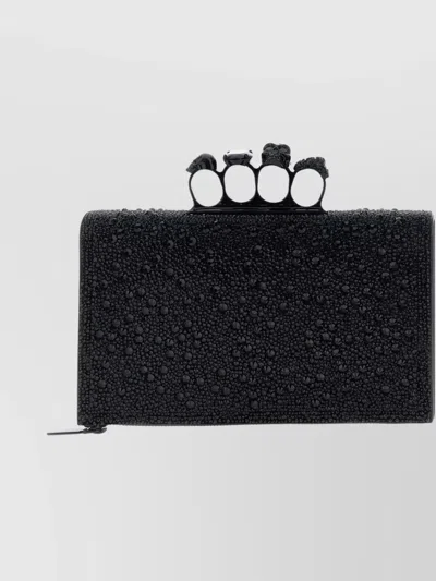 Mc Queen Decorative Knuckle Clutch Bag