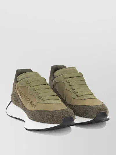 Mc Queen Leather Low-top Sneakers