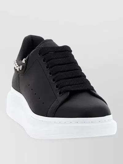 Mc Queen Leather Oversized Sole Low-top Sneakers