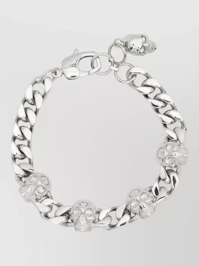Mc Queen Skull Bracelet Featuring Chain Link Design