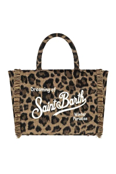 Mc2 Saint Barth - Medium Bag - 461005 - Fantasia Brown In Animal Print