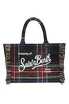 Mc2 Saint Barth Colette Tartan-patern Tote Bag In Multi