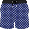 Mc2 Saint Barth Man Light Fabric Swim Shorts With Inter Print Inter Special Edition