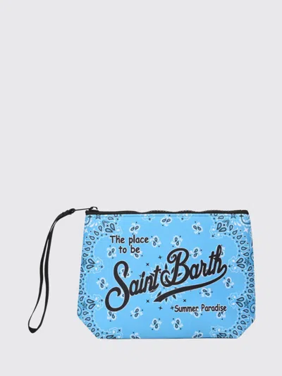 Mc2 Saint Barth Briefcase  Men Color Sky Blue In Neutral