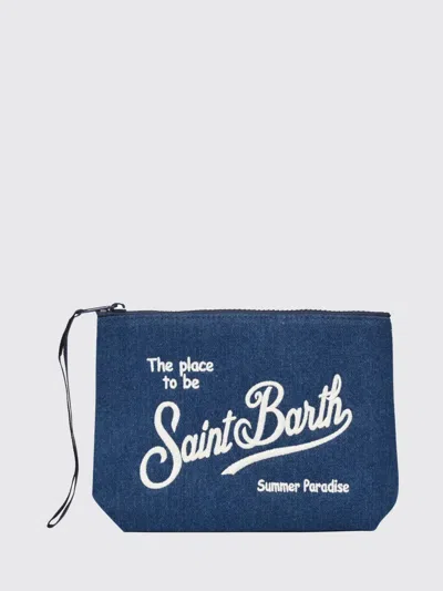 Mc2 Saint Barth Briefcase  Men Color Denim In Blue