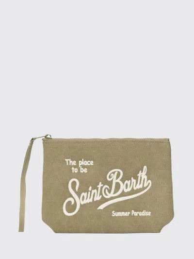 Mc2 Saint Barth Briefcase  Men Color Sage In Brown