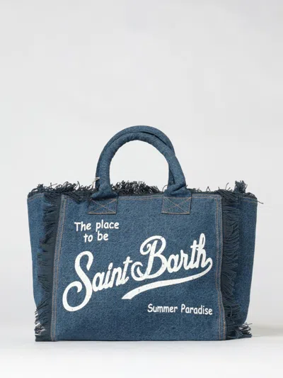 Mc2 Saint Barth Mini Bag  Woman Color Denim In Blue