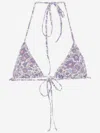 Mc2 Saint Barth Bikini Top With Floral Pattern