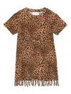 Mc2 Saint Barth Abbey Mini Dress In Brown