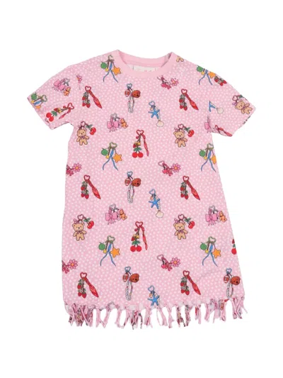 Mc2 Saint Barth Kids' Abbey Dress In Pink