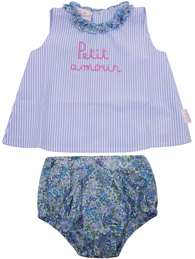 Mc2 Saint Barth Abbie Baby Set Top And Coulottes By Mc2 Saint Bar