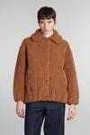 Mc2 Saint Barth Abel Jacket In Brown