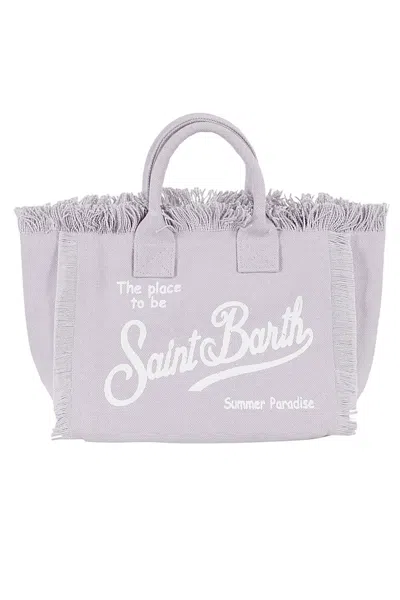 Mc2 Saint Barth Acc Canvas Small Bag In Lilac