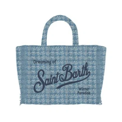 Mc2 Saint Barth Handbag  Woman Color Gnawed Blue