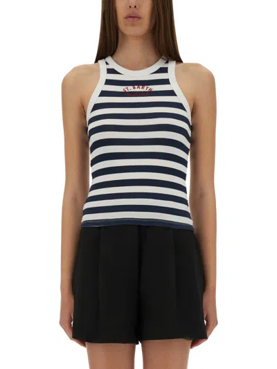Mc2 Saint Barth Ada Striped Top