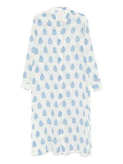 Mc2 Saint Barth Adeline Dress In White