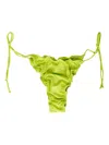 Mc2 Saint Barth Adjustable-laces Bikini Bottoms In Green