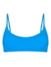 Mc2 Saint Barth Adjustable-strap Bikini Top In Blue