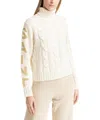 Mc2 Saint Barth Adler St. Moritz Roll-neck Sweater In White