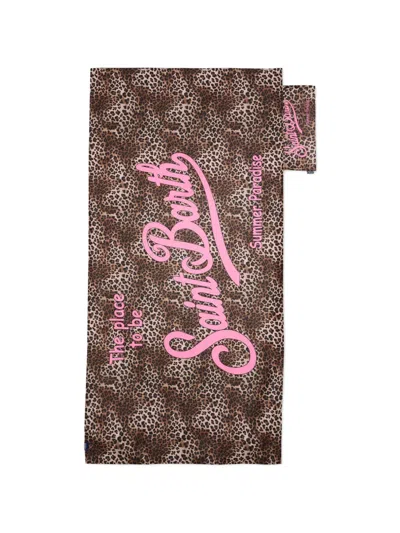 Mc2 Saint Barth Aiden Beach Towel In Brown