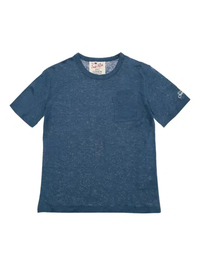 Mc2 Saint Barth Kids' Alex T-shirt In Blue