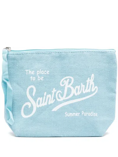 Mc2 Saint Barth Kids' Aline Beach Bag In Blue
