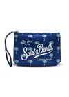 Mc2 Saint Barth Aline Buti Palm Blue Pouch