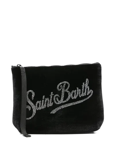 Mc2 Saint Barth Aline Clutch Bag In Black