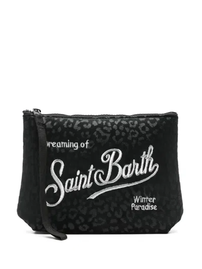 Mc2 Saint Barth Aline Clutch Bag In Black