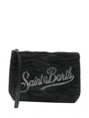 Mc2 Saint Barth Aline Clutch Bag In Black