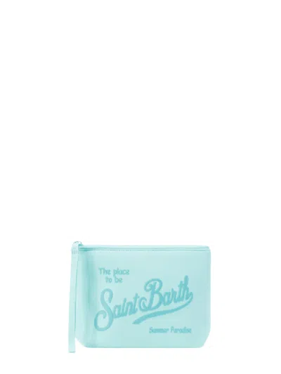Mc2 Saint Barth Aline Clutch Bag In Blue