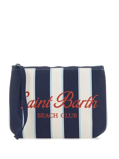 Mc2 Saint Barth Aline Clutch Bag In Blue