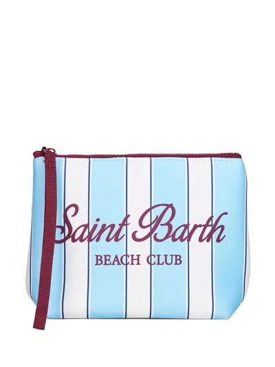 Mc2 Saint Barth Aline Clutch Bag In Blue