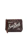 Mc2 Saint Barth Aline Clutch Bag In Brown