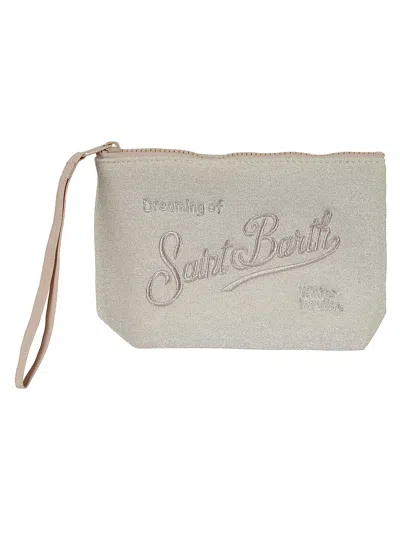 Mc2 Saint Barth Aline Clutch Bag In Gray