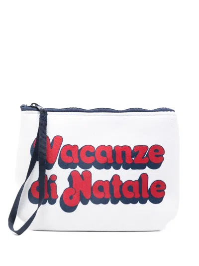 Mc2 Saint Barth 'aline' Clutch Bag  In White