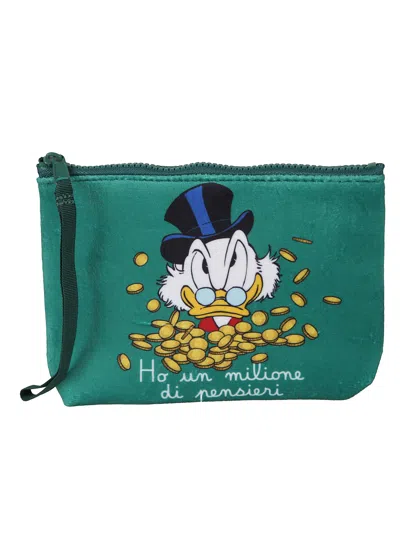 Mc2 Saint Barth Aline Clutch Bag In Green