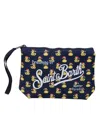 Mc2 Saint Barth Aline Clutch Bag In Blue